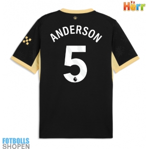 Billiga Manchester City Elliot Anderson #5 Bortatröja 2026-27 Kortärmad
